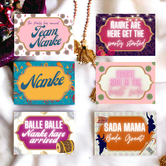 Nanke Jago Signs - Nanke Mel -  Customise to Any Text of Your Choice - Printed
