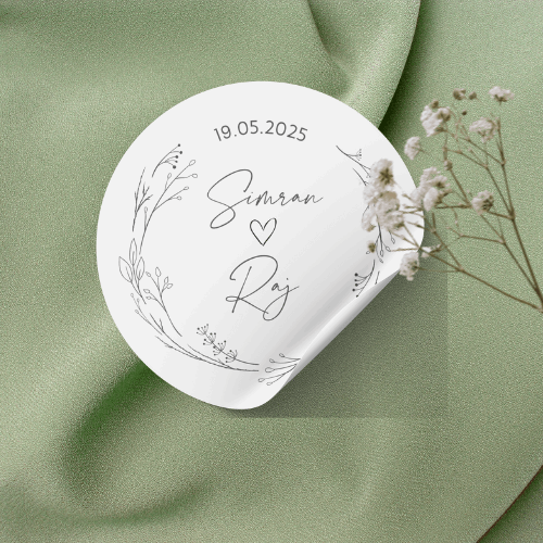 Wedding Logo | Indian Wedding Emblem | Luxury Wedding Monogrom