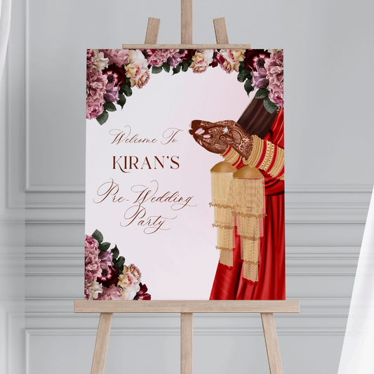 Jago Choora Maiyan Welcome Sign | Printed