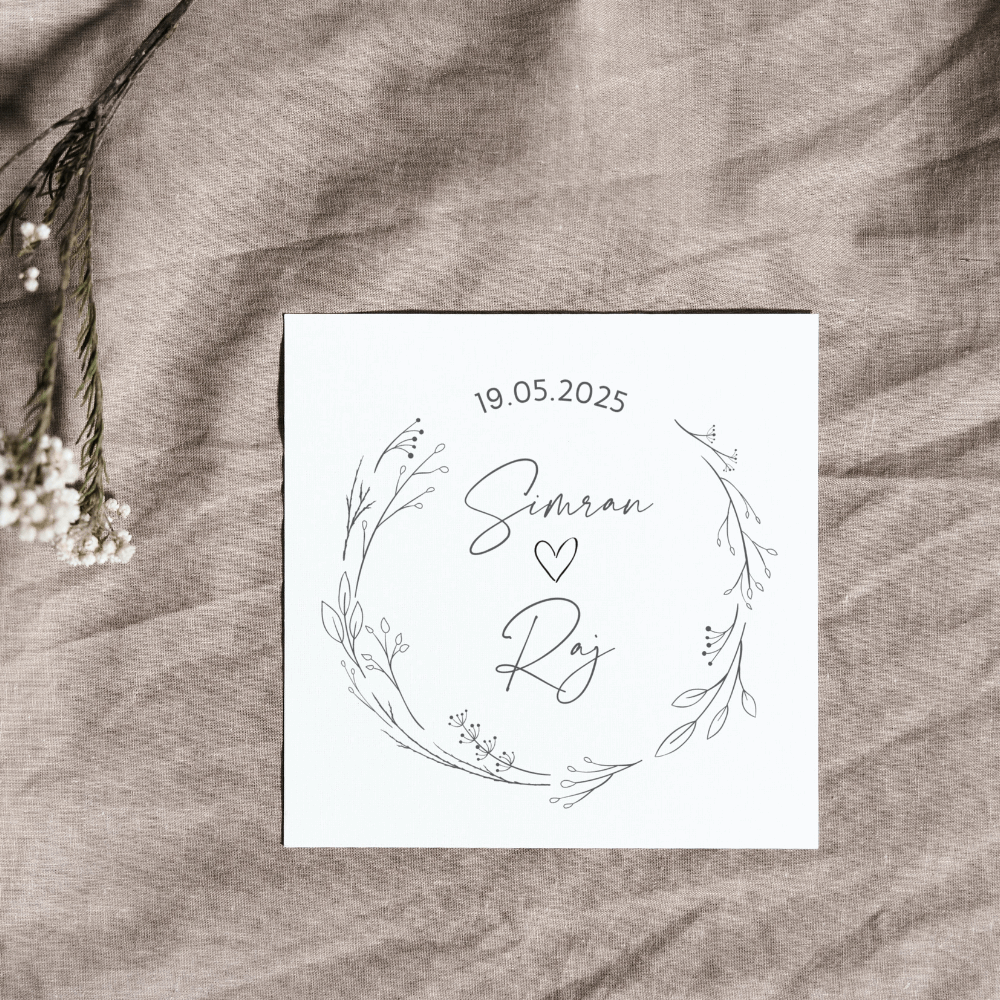 Wedding Logo | Indian Wedding Emblem | Luxury Wedding Monogrom Wedding Logo | Indian Wedding Emblem | Luxury Wedding Monogrom