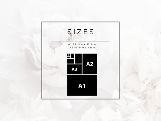 Gender Reveal Welcome Sign | Pink and Blue Floral | Printed on Foamex