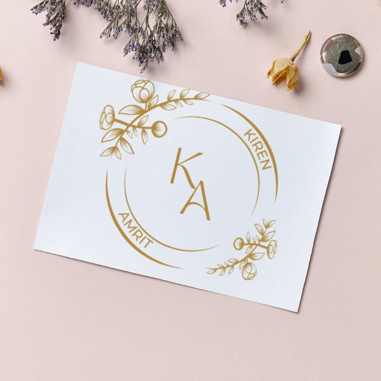 Wedding Emblem Indian Wedding Emblem Indian