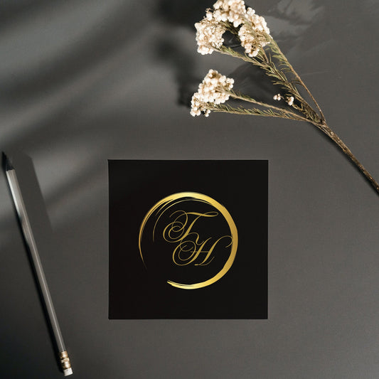 Elegant Wedding Logo | Custom Indian Wedding Emblem | Luxury Wedding Monogram | Minimalist Wedding Monogram Logo
