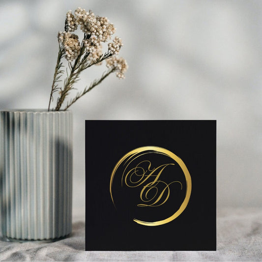 Elegant Wedding Logo | Custom Indian Wedding Emblem | Luxury Wedding Monogram | Minimalist Wedding Monogram Logo