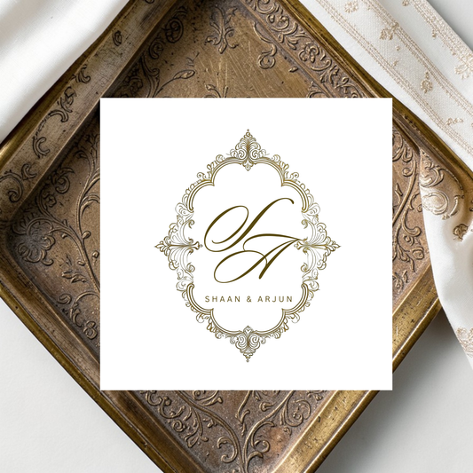 Elegant Indian Wedding Logo