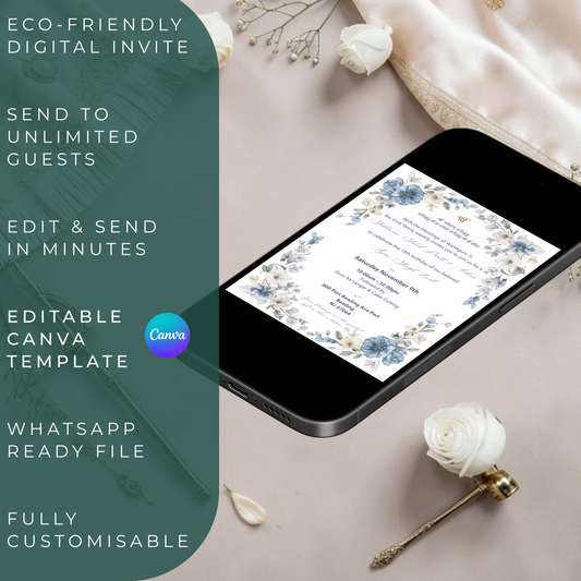 Sukhmani Sahib ceremony invitation card