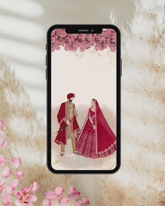 E-Phera Perfection: Sikh Matrimonial Digital Invitation