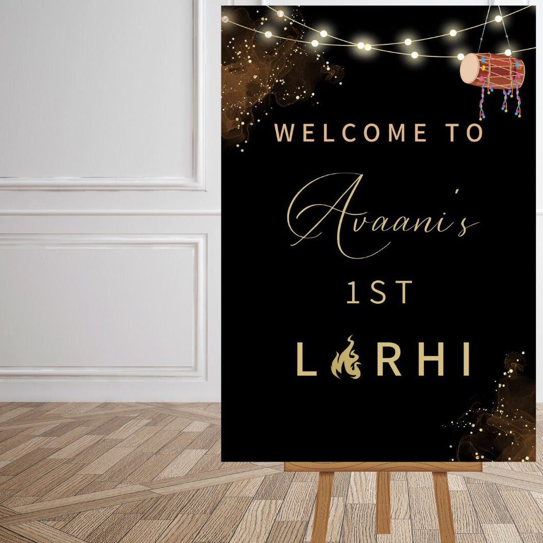 Lohri Welcome sign